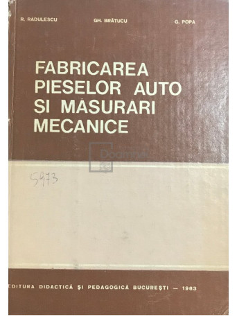 Fabricarea pieselor auto si masurari mecanice