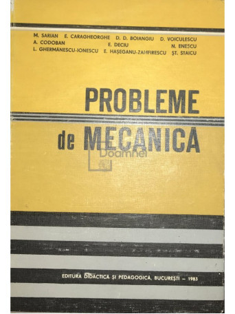 Probleme de mecanica