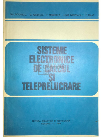 Sisteme electronice de calcul si teleprelucrare