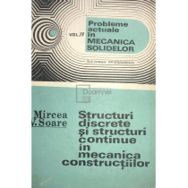 Structuri discrete si structuri continue in mecanica constructiilor