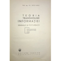 Teoria transmisiunii informatiei - Semnale si perturbatii