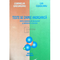 Teste de chimie anorganica