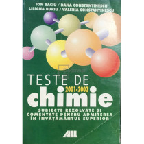 Teste de chimie 2001-2003