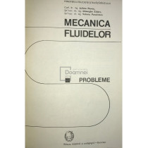 Mecanica fluidelor. Probleme