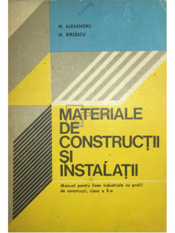 Materiale de constructii si instalatii