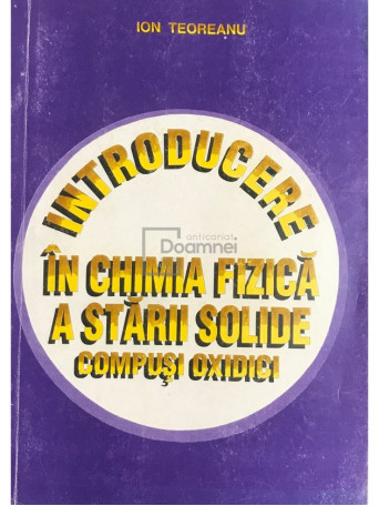 Introducere in chimia fizica a starii solide - Compusi oxidici