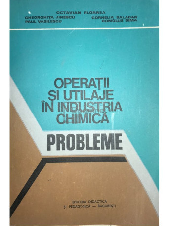 Operatii si utilaje in industria chimica - Probleme