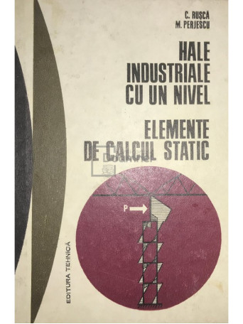 Hale industriale cu un nivel. Elemente de calcul static