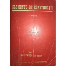 Elemente de constructii, vol. 2 - Constructii de lemn