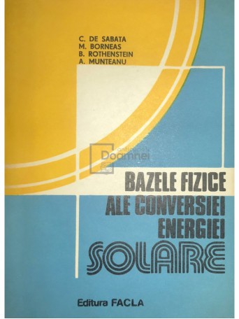 Bazele fizice ale conversiei energiei solare