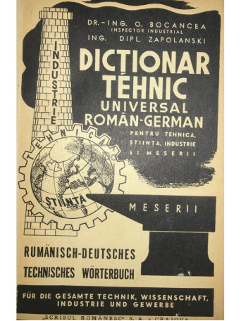 Dictionar tehnic universal roman-german