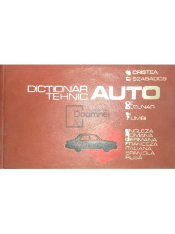 Dictionar tehnic auto de buzunar in 7 limbi