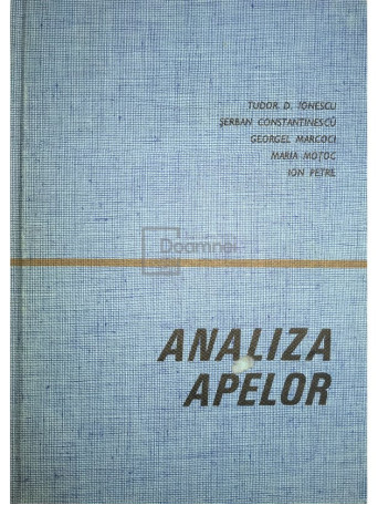 Analiza apelor (naturale, potabile, industriale, reziduale)