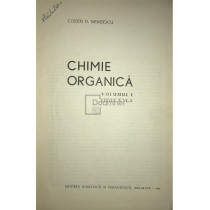 Chimie organica, vol. 1 (ed. VI)