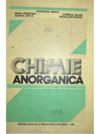 Chimie anorganica