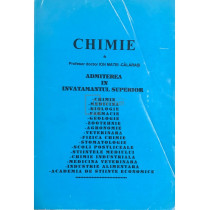 Chimie - Admiterea in invatamantul superior