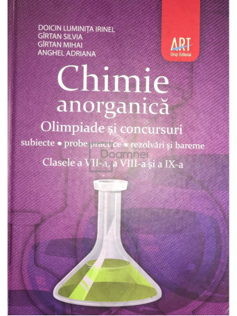 Luminita Irinel Doicin - Chimie anorganica. Olimpiade si concursuri, clasele a VII-a, a VIII-a si a IX-a - Cartonata