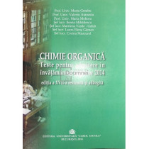 Chimie organica - Teste pentru admitere in invatamantul superior 2014 (ed. XVII)