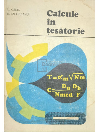 L. Calin - Calcule in tesatorie - 1979 - Cartonata