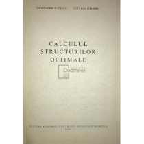 Calculul structurilor optimale