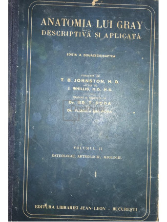 Anatomia lui Gray descriptiva si aplicata, vol. 2