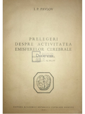 Prelegeri despre activitatea emisferelor cerebrale