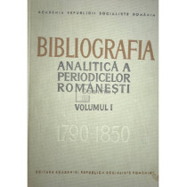 Bibliografia analitica a periodicelor Romanesti 1790-1850, partea II