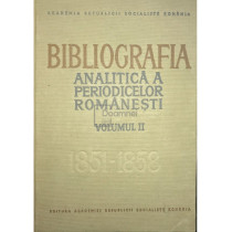 Bibliografia analitica a periodicelor Romanesti 1851-1858