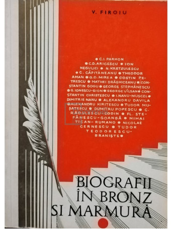 Biografii in bronz si marmura