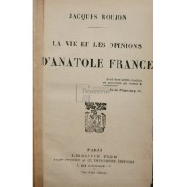 La vie et les opinions d'Anatole France