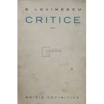 Critice, vol. III