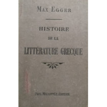 Histoire de la litterature grecque