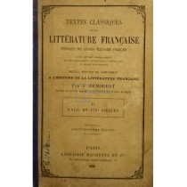 Textes classiques de la litterature francaise