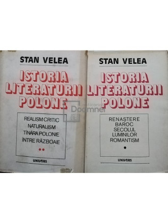 Istoria literaturii polone, 2 vol.