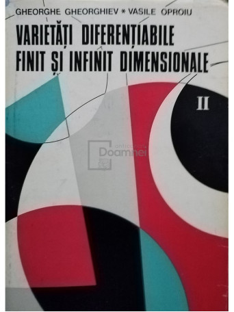 Varietati diferentiabile finiti si infiti dimensionale, vol. 2