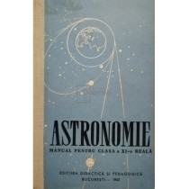 Astronomie - Manual pentru clasa a XI-a reala