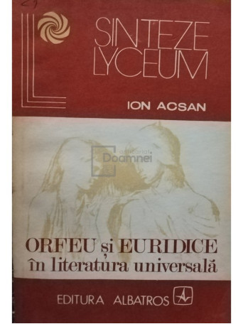 Orfeu si Euridice in literatura universala