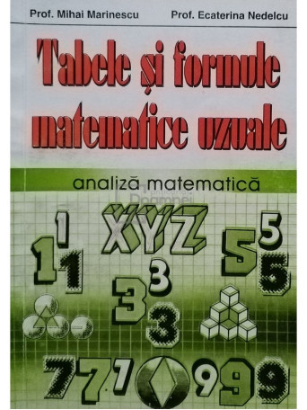 Mihai Marinescu - Tabele si formule matematice uzuale - 1996 - Brosata