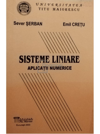 Sisteme liniare - Aplicatii numerice