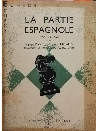 Victor Kahn - La partie espagnole - 1949 - Brosata