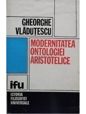 Modernitatea ontologiei aristotelice