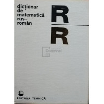 Dictionar de matematica rus - roman