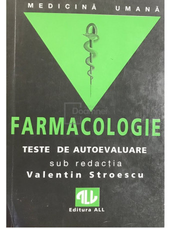 Farmacologie - Teste de autoevaluare