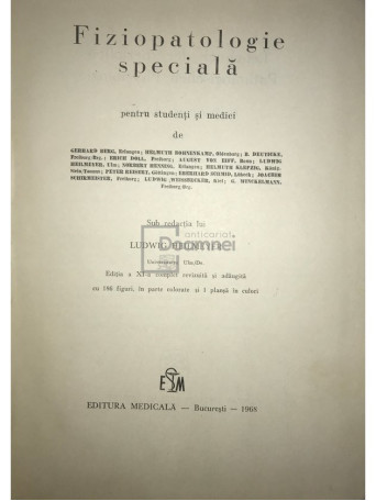 Fiziopatologie speciala