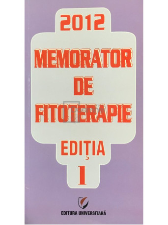 Memorator de fitoterapie editia 1