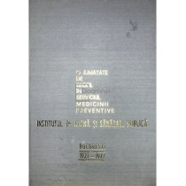 Institutul de Igiena si Sanatate Publica - O jumatate de secol in serviciul medicinii preventive