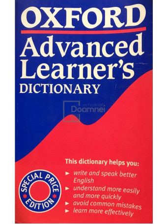 Oxford Advanced learner's dictionary