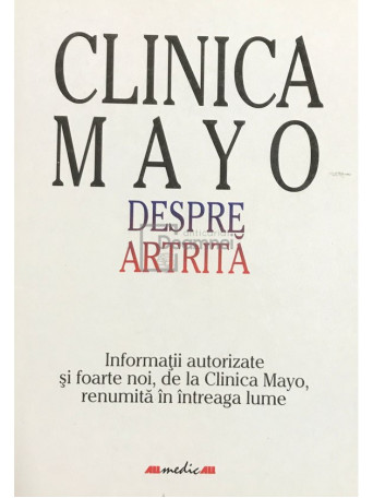 Despre artrita. Clinica Mayo