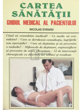 Cartea sanatatii. Ghidul medical al pacientului