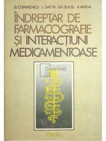 Indreptar de farmacografie si interactiuni medicamentoase